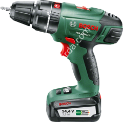 Bosch PSB 14,4 LI-2 Çift Akü 2,5 Ah Akülü Darbeli Vidalama/Delme Makinesi