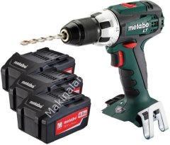 Metabo BS 18 LT 3 Akülü 4.0 AH Darbesiz Delme / Vidalama Makinesi
