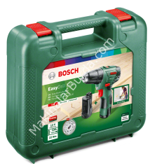 Bosch Easy Drill 12-2 Akülü Delme/Vidalama Makinesi 2,5 AH (Çift Akü)