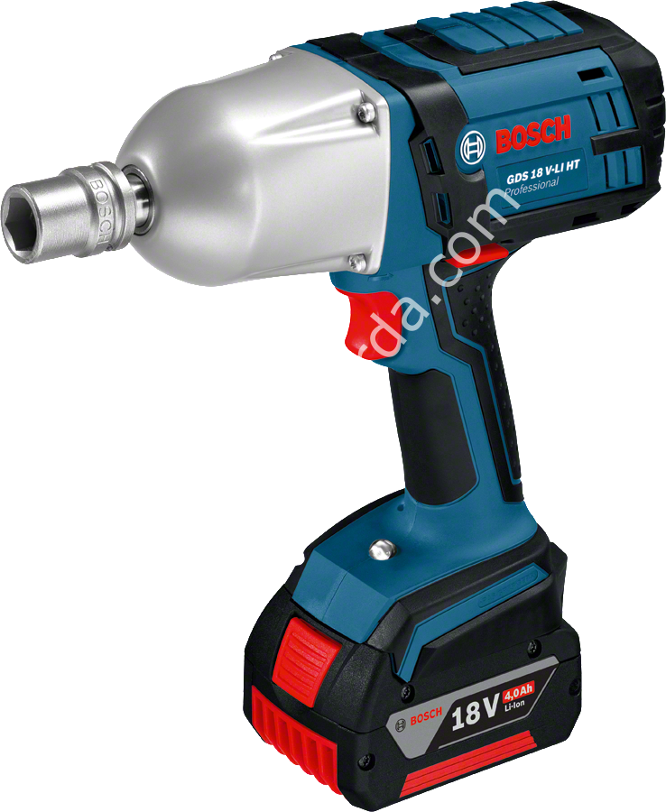 Bosch Professional GDS 18 V-LI HT 4 Ah Çift Akülü Darbeli Somun Sıkma - L-boxx Çantalı