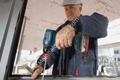 Bosch Professional GDX 18 V-EC 4 Ah Çift Akülü Darbeli Somun Sıkma - Kömürsüz Motor