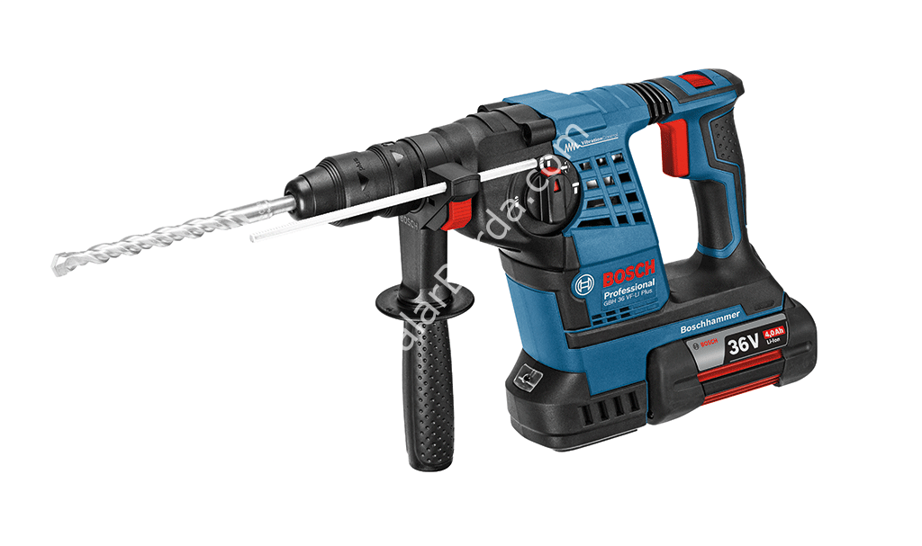 Bosch Professional GBH 36 VF-LI Plus 4 Ah Çift Akülü Kırıcı/Delici - L-boxx Çantalı