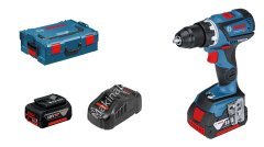 Bosch Professional GSR 18V-60 5 Ah Çift Akülü Delme/Vidalama - L-boxx Çantalı