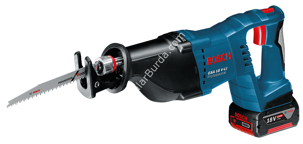 Bosch Professional GSA 18V-LI 4 Ah Çift Akülü Testere - L-boxx Çantalı