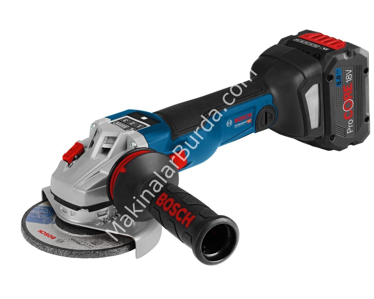 Bosch Professional GWS 18 V-10 SC Çift Akülü Taşlama - L-boxx Çantalı