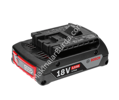 Bosch Professional GBA 18 Volt 2 Ah Li-ion Akü