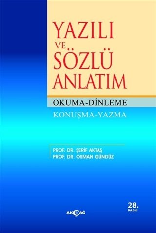 Yazılı ve Sözlü Anlatım - Osman Gündüz