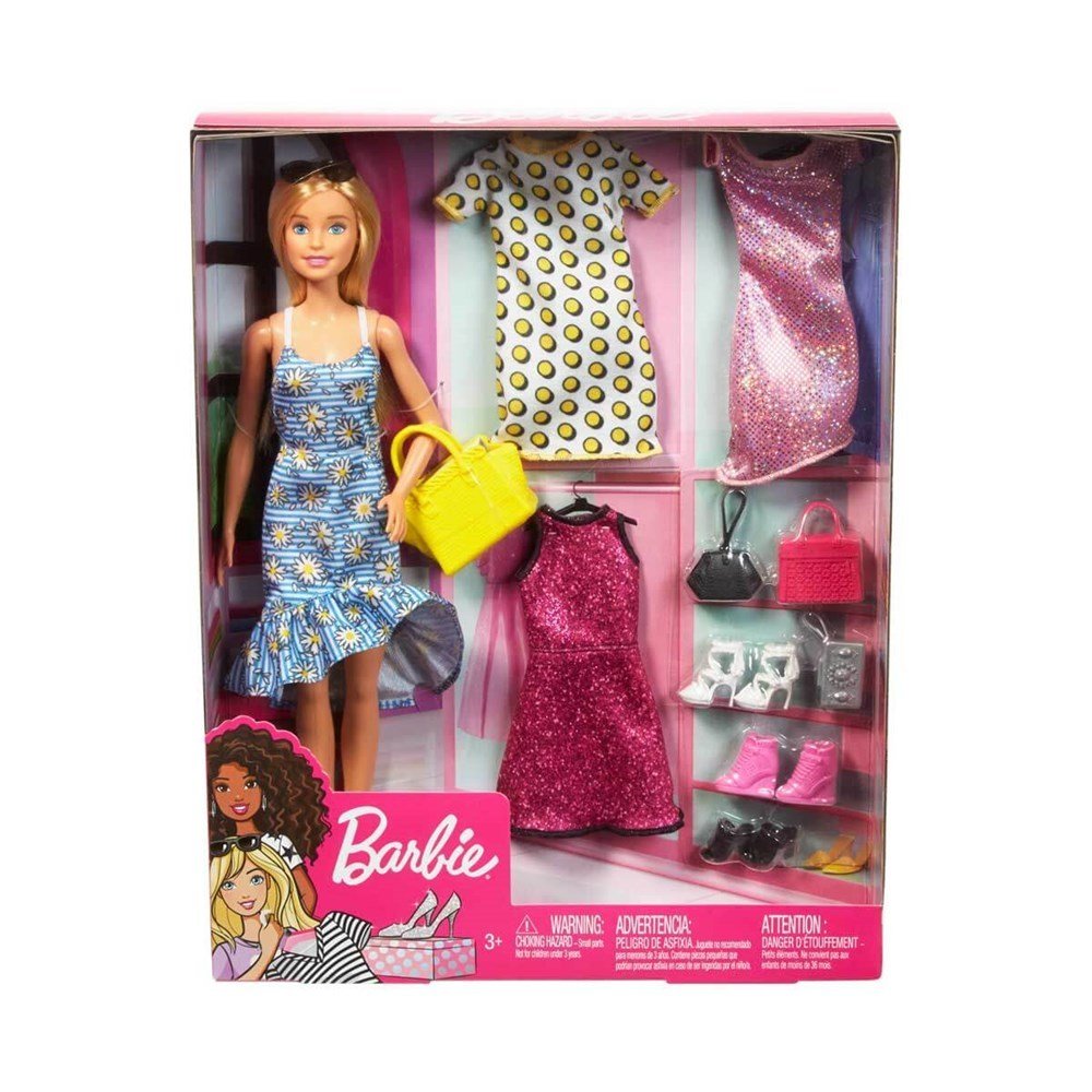 Barbie Kıyafet Kombinleri Oyun Seti Gdj40