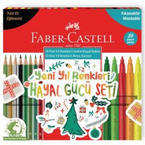 Faber Castell Yeni Yıl Renkleri Hayal Gücü Seti 20'Li