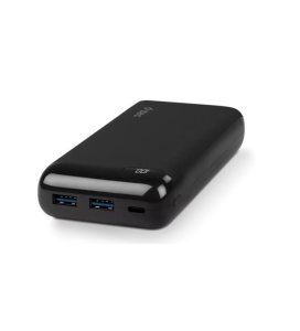 Ttec PowerSlim LCD PD 20.000 mAh Taşınabilir Şarj Aleti / Powerbank USB-C Giriş/Çıkış  Siyah