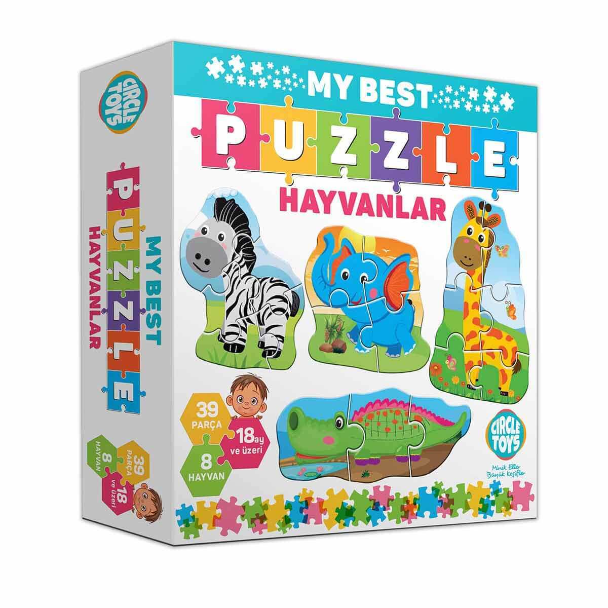 Circle Toys My Best Puzzle Hayvanlar  CRCL026