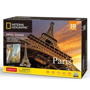 Cubic Fun Puzzle 3D National Geographic - Eyfel Kulesi – Fransa