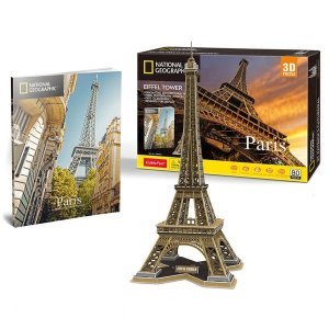 Cubic Fun Puzzle 3D National Geographic - Eyfel Kulesi – Fransa