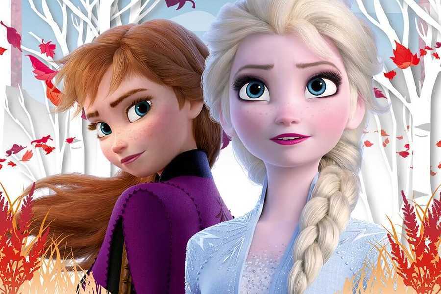 Trefl Çocuk Puzzle The Enchanted World of Anna and Elsa, Disney Frozen II 60 Parça 17333