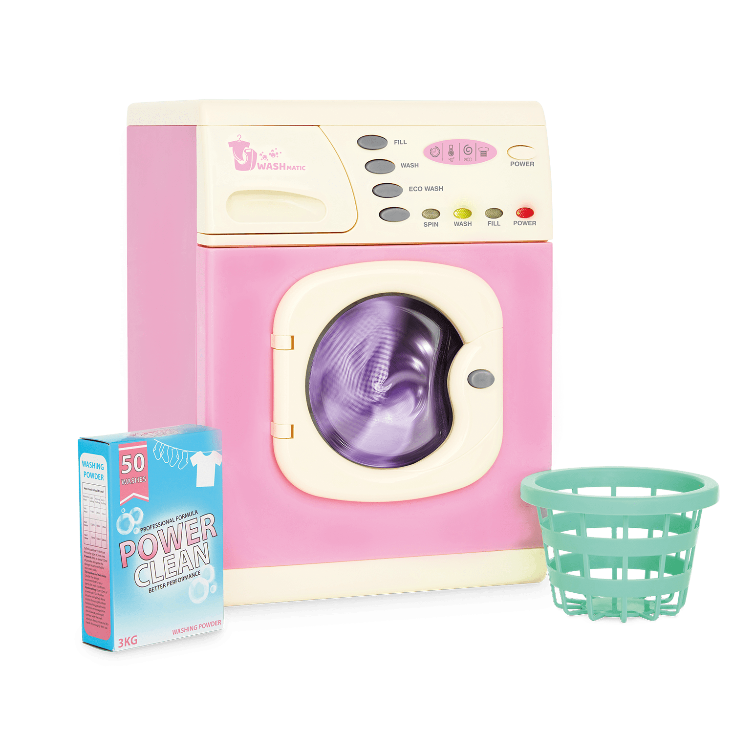 Casdon Electronic Washer Pink 62150