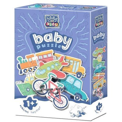 Art Kids Puzzle Baby Taşıtlar (6 model 19 parça) 5821