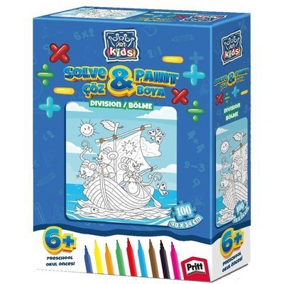 Art Kids Puzzle Çöz Boya Bölme 5849