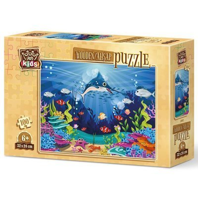 Art Kids Puzzle Ahşap 100 Parça Okyanus Trafiği 5902