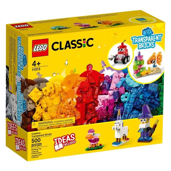 Lego Classic Yaratıcı Şeffaf Yapım Parçaları 11013