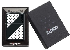 Zippo Black And White Design 218-069482