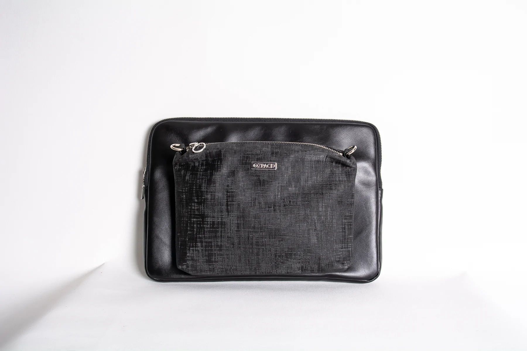 TWINPACK SİYAH-TEXTURE BLACK ORTA LAPTOP ÇANTASI