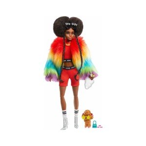 Barbie Extra Renkli Ceketli Bebek - GVR04