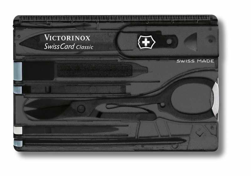 Victorinox Swisscard Seffaf Siyah VT07133T3