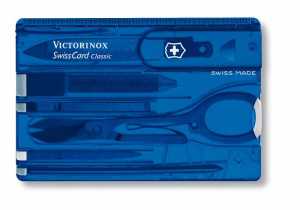 Victorinox Swisscard Şeffaf Mavi VT07122T2