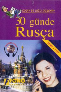 30 Günde Rusça - 1 Kitap + 2 CD – Kutulu - Kolektif