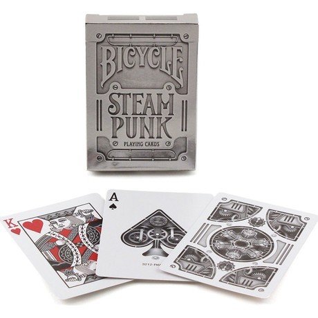 Bicycle Oyun Kağıdı Silver Steampunk 1025591