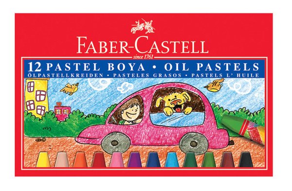 Faber-Castell Karton Kutu Pastel Boya, 12 Renk - 5282125312