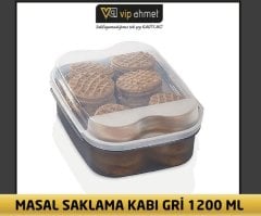 VP-146 Masal Saklama Kabı 1200ml - Gri