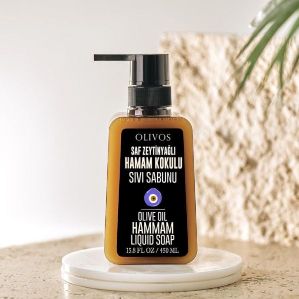 Olivos Zeytinyağlı Hamam Kokulu Sıvı El Sabunu 450 ML