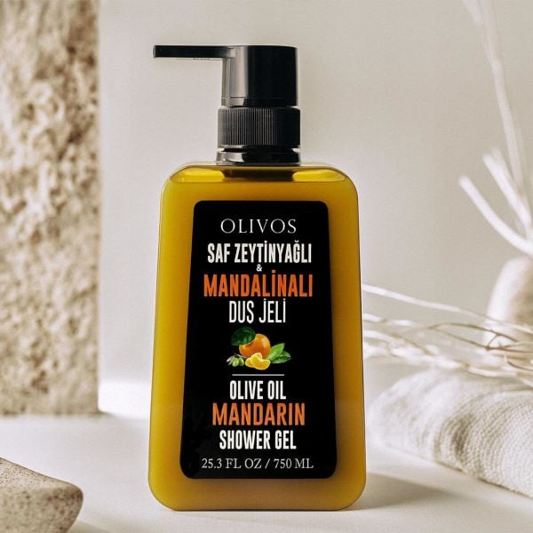 Olivos Zeytinyağlı Mandalinalı  Duş Jeli 750 ML