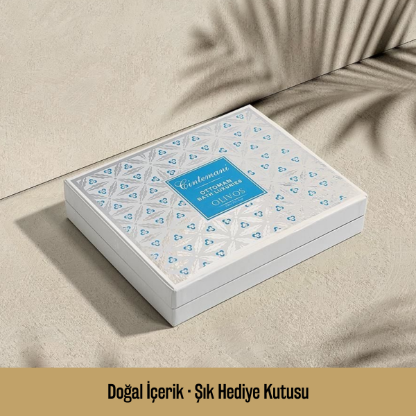Olivos Osmanlı Serisi Çintemani Hediye Seti: 2 x 250 gr Katı Sabun + 2 x 100 gr Granül Sabun