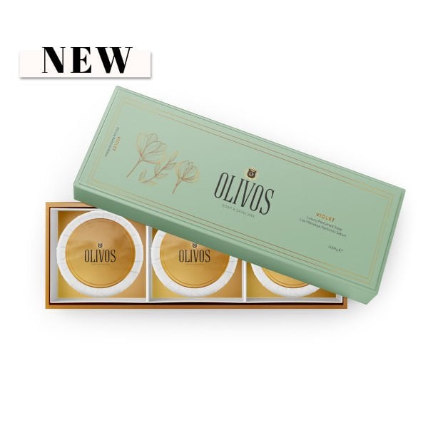 Olivos Lüks Menekşe Kokulu Zeytinyağı Sabunu 3x100 GR