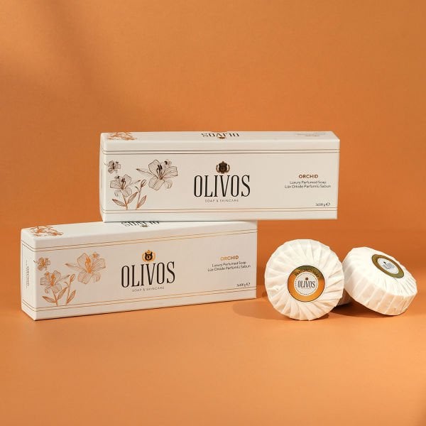 Olivos Lüks Orkide Kokulu Zeytinyağı Sabunu 3x100 GR