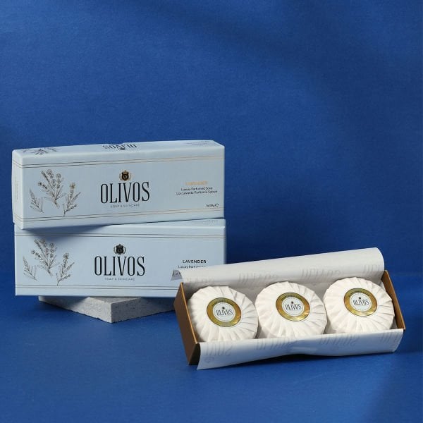 Olivos Lüks Seri Lavanta Kokulu Zeytinyağı Sabunu 3x100 GR