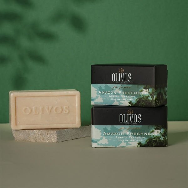 Olivos Parfüm Serisi Amazon Ferahlığı Zeytinyağı Sabunu 250 Gr