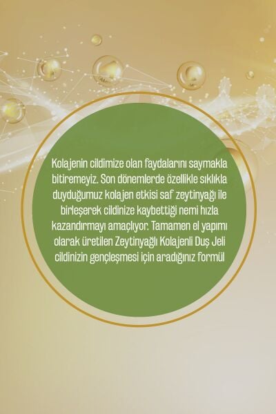 Doğal Zeytinyağlı Kolajenli Banyo Ve Duş Jeli Zeytinyağı Besleyici Cilt Nemlendirici 3 ADET 750ML