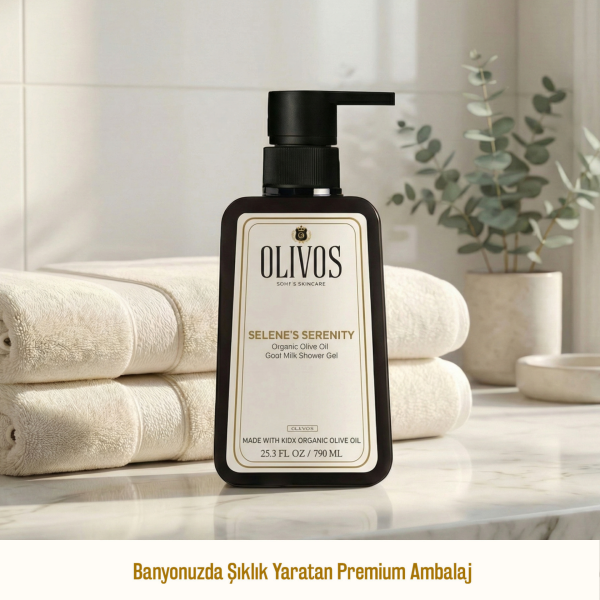 Doğal Zeytinyağlı Keçi Sütlü Banyo Ve Duş Jeli Keçi Sütü Zeytinyağı Cilt Nemlendirici 2 ADET 750ML