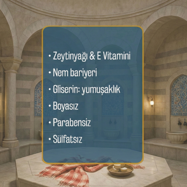 Doğal Zeytinyağlı Hamam Kokulu Banyo Ve Duş Jeli Zeytinyağı Cilt Besleyici Nemlendirici 4 ADET 750ML
