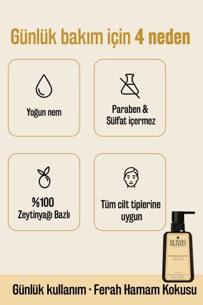 %100 Doğal Zeytinyağlı Mandalina Kokulu Sıvı El Sabun Yoğun Nemlendirici Arındırıcı Bitkisel 2 ADET 500 ML