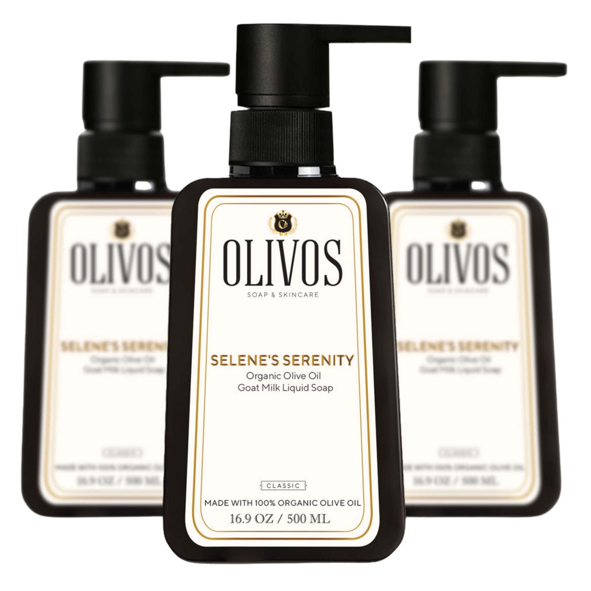 Doğal Zeytinyağlı Keçi Sütlü Sıvı Sabun Zeytinyağı El Sabunu Yoğun Nemlendirici 3 ADET 500 ML