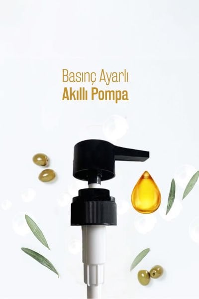 %100 Doğal Zeytinyağlı Mandalina Kokulu Sıvı El Sabun Yoğun Nemlendirici Arındırıcı Bitkisel 500 Ml