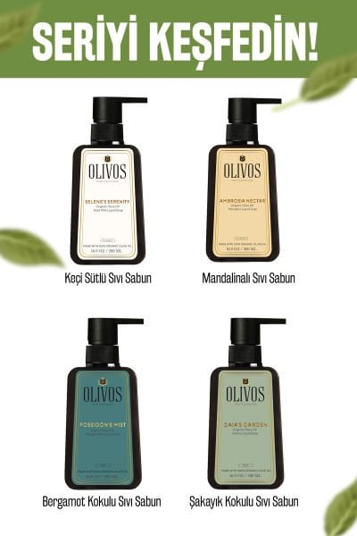 %100 Doğal Zeytinyağlı Mandalina Kokulu Sıvı El Sabun Yoğun Nemlendirici Arındırıcı Bitkisel 500 Ml