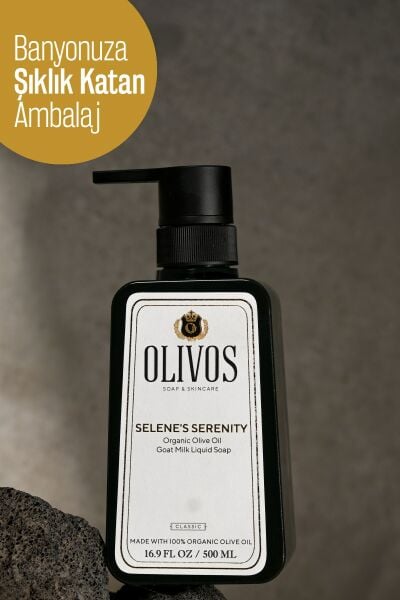 %100 Doğal Zeytinyağlı Keçi Sütlü Sıvı El Sabun Yoğun Nemlendirici Arındırıcı Bitkisel 500 Ml