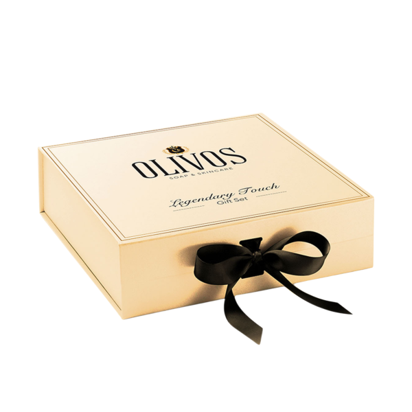 Olivos Legendary Touch Doğal Zeytinyağlı Sabun Seti (Mandalina & Keçi Sütü) | Şık Kutu, Özel Hediye Seçeneği