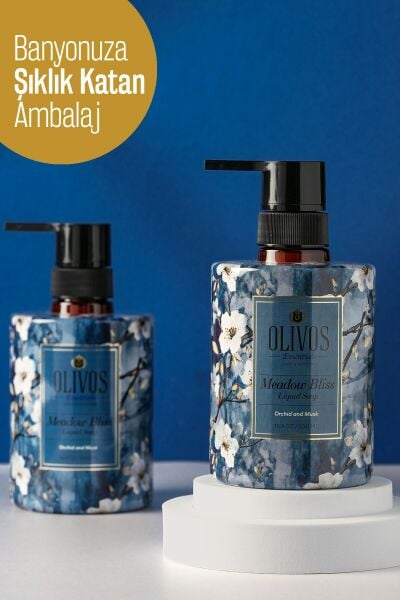 Olivos Sıvı Sabun Orkide Misk Sanat Koleksiyonu: Tablo Gibi Şişe Muhteşem Koku Yoğun Nemlendirici