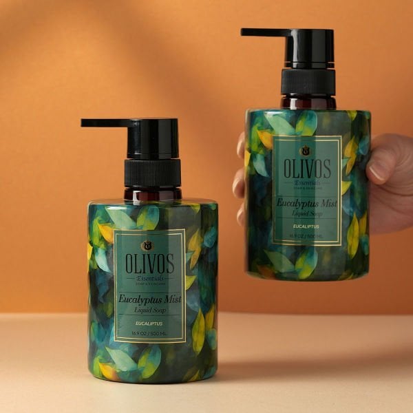 Olivos Sıvı Sabun Sanat Koleksiyonu Deneme Seti: Tablo Gibi Şişe Muhteşem Koku Yoğun Nemlendirici 5 Adet 500 ML